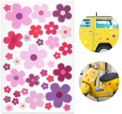 Sticker Blumen, Prilblumen Aufkleber Autoaufkleber Blumen Aufkleber Mülltonnenaufkleber Wetterfest Flowers Blumen Sticker Auto Aufkleber Wetterfest Aufkleber Blumen Sticker Blumenaufkleber Klebeblumen