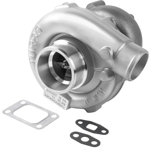 Autodevil T3 T4 Universal Turbo Turbocharger Compatible with T3/T4 T04E 0.57 A/R 48.1 TRIM 400+HP Boost Stage III Charger 1.5L-2.5L Engine Replaces Part