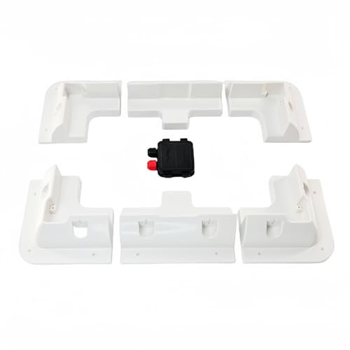 7 staffe di montaggio per pannelli solari, senza trapano, staffe per pannelli solari in ABS, kit di supporto per tetti di camper, roulotte, veicoli, camper, garage, capannoni, ponte di barche,