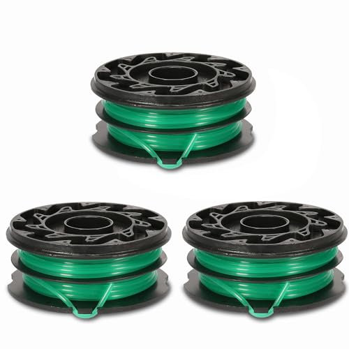 Eyoloty Reflex Plus A6495 A6495-XJ Lot de 3 bobines de fil compatibles avec les coupe-bordures électriques Black+Decker GL701, GL741, GL720, GL716 et GL716B, bobine de fil double de rechange, 12 m de