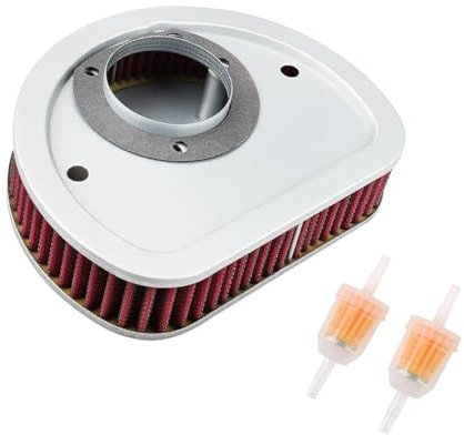 Hippotech HD-1499 29461-99 Filtro Aria per Harley Davidson Dyna Road King Heritage Softail Electra Glide Deluxe Deuce Springer Custom Standard Wide Super Glide Low Rider Bob