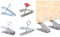 Wandfliesen-Höhenregler, Fliesen-Locator für Wand, Keramikheber, Werkzeuge, Fliesen-Nivelliergerät, Fliesen-Niveaueinsteller, 1–5,5 cm, Fliesen-Locator für Brillen, Ziegel, Wand, Fliesen,