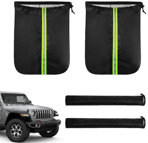 Kuxiptin Windscreen Wiper Sleeves, Windscreen Wiper Covers for | Car Side Window Glass and Wiper Snow Covers | Vehicle Frost, Frost and Snow Proof Accessories for Trucks