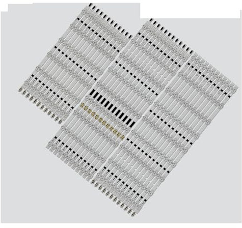 WGUOGO Led-hintergrundbeleuchtung streifen for 75 TV 2013SVS75F UA75F6400 CY-GF750CSLV2V D2GE-750SCA-R3 D2GE-750SCB-R3 D2GE-750SCC-R3 BN96-26413C BN96-26413B BN96-26413A