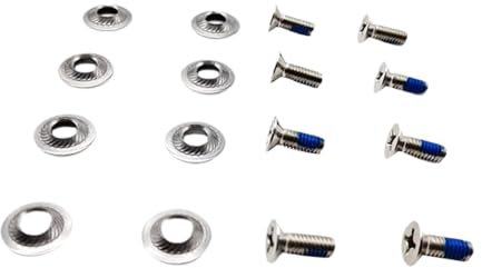 Baoblaze 8Pcs Snowboard Binding Screw Set Binding Hardware Mounting Screws Fasteners Sporting Goods Snowboard Parts Fixed Accessories