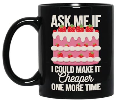 KRIXIAVIKA Cake Decorating Tools Cake Artist Kit Cake Decorator Coffee Mug, Ceramic Mugs 11oz - 15oz