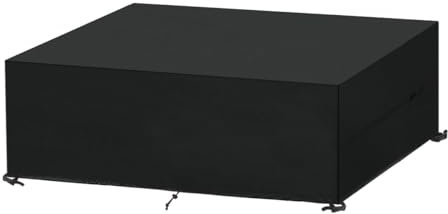 SanGlory Abdeckung für Gartenmöbel, 240x100x80cm Outdoor Abdeckhaube Gartenmöbel Schutzhüllen für Gartenmöbel Wasserdicht Gartentisch Abdeckung Winddicht Anti-UV Abdeckplanen für Loungemöbel