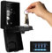 comeder Key Safe Wall Mounted, Security Key Lock Box Outdoor Waterproof with Light Up Dial & 4 Digit Combination, Key Storage Lock Box for Home Garage School Office (Black)