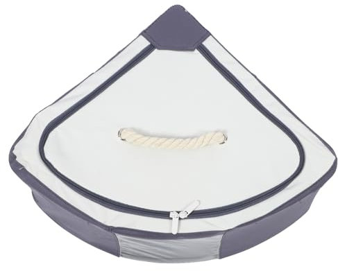 HOLIDYOYO Eck Aufbewahrungsbox Oxford Stoff Faltbar Mit Transparentem Fenster Für Haushaltskleinigkeiten