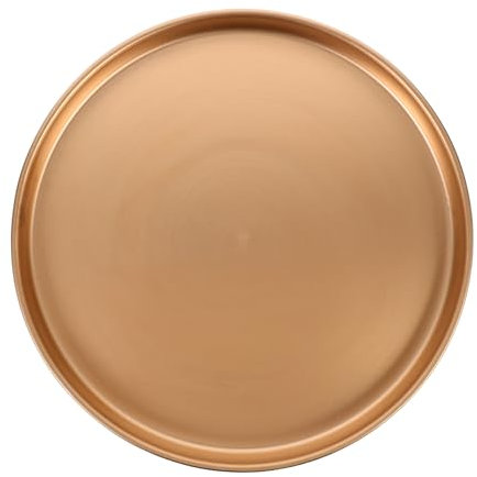 ifundom Pot De Fleurs Jaune en Céramique Soucoupe Ronde Décorative Plateau pour Plantes Soucoupes Circulaires en Terre Cuite