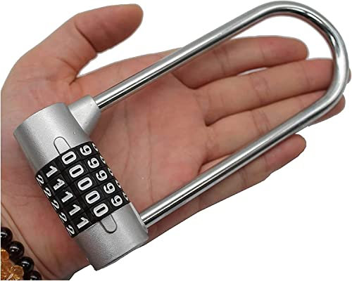 RPXHZLKTM Password Lock Large Extension Beam Locker Combination Lock Padlock Gym Lock 5 Position Padlock