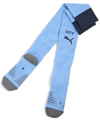 PUMA Manchester City FC Herren Fußballsocken 25/26, Blau (Team Light Blue x Deep Navy), 43 EU bis 46 EU