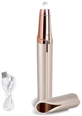 Tomedeks 1 Stück Augenbrauen Trimmer Damen Elektrisch Augenbrauenrasierer Epilierer Augenbrauen für Frauen Schmerzlos und Präzisions