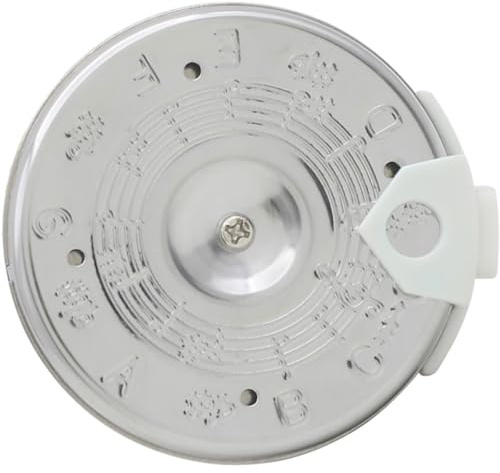 IMIKEYA Stimmgerät für Musiker mit 13 Löchern Mundgeblasen aus Abs und Eisen Rundes Design für Einfache Tonhöhenabstimmung und Präzise Stimmung bei Ukulele und Gitarre