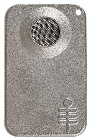 Drosselmeyer Silver Palm Leaf Credit Card Size Pipe - Matt Finish