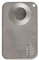 Drosselmeyer Silver Palm Leaf Credit Card Size Pipe - Matt Finish