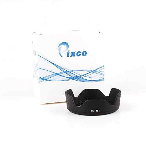 Generic HB-45 II Bajonett Gegenlichtblende für Nikon AF-S DX NIKKOR 18-55mm F/3.5 - 5, 6g VRLens