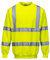 Portwest B303 Comfort Elasticated Hi-Vis Sweatshirt Yellow, X-Large