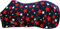 HKM Abschwitzdecke -Stars-, Rückenlänge 135 cm, dunkelblau