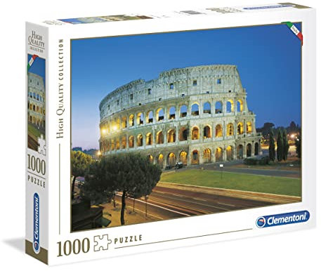 Clementoni 39457 Kolosseum – Puzzle 1000 Teile, Geschicklichkeitsspiel für die ganze Familie, buntes Legespiel, Erwachsenenpuzzle ab 14 Jahren