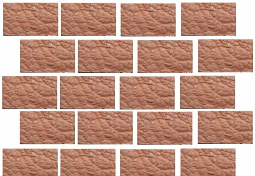 Generico ricevi 28 Piastrelle 18X36 MM Terracotta RETTANGOLARI per PASTORI PRESEPE San Gregorio ARMENO Artigianali sheperds Crib