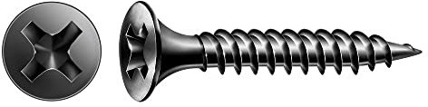 SPAX 1091170390455 Tornillos de Montaje rápido, Negro