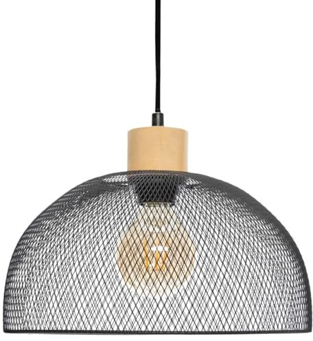 Atmosphera - Suspension Sam noire - métal D30 cm