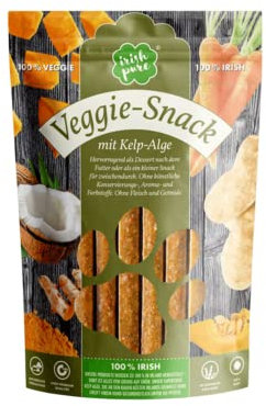 Irish Pure Veggie Hundesnack | 1 x 150g Veggie Sticks | Training Hund | Getreidefrei | Hunde Belohnung | 100% Natürlicher Snack | Hundeleckerli | Gesunder Hundesnack | Kausnack | Premium