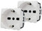 2 Pezzi Presa Schuko 2P+T 16A, Compatibile Con Bticino Living Light (Bianco)