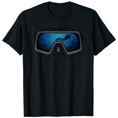 Dive Diving Tauchen Taucher Taucherbrille Scuba Diving T-Shirt