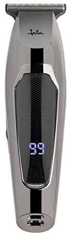 Jata JBCP3310 - Cortapelos y depiladora corporal de gran precisión. 5 guías de corte Cuchillas de acero inoxidable. Autonomía de 120 minutos. Funcionamiento con o sin cable. Incluye accesorios, Gris