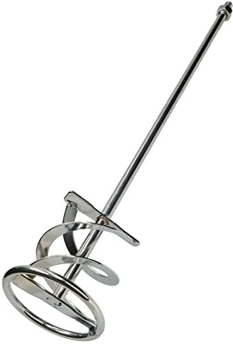 KOTARBAU® Mörtelrührer Spiralmischer 120 mm M14 Gewinde für Zement Putz Gips Farben Rührkorb Wendelrührer Rondenrührer Farbrührer Rührquirl Gipsrührer