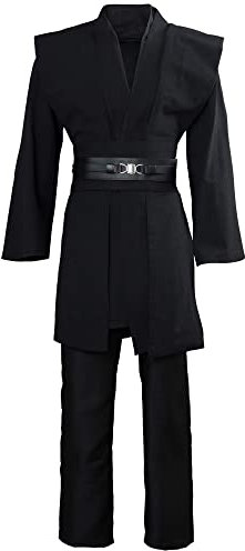 Bichingda - Túnica con capucha para disfraz de caballero, cosplay para hombre, conjunto completo para Halloween.