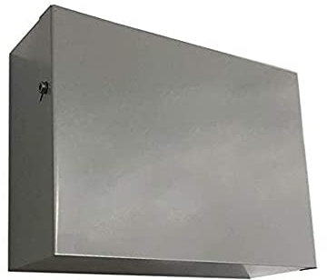 Grey Household Fuse Box Consumer Unit Cover - Electricity Box Cover for Home, New Build Property, Office and Industrial - (Wide To Fit 450mm X 235mm X 130mm Box)