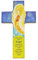 Kinderkreuz, bunt, 15x9cm, Engel -