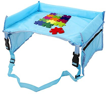Viaje para niños, Organizador Bandeja para Asiento automóvil para niños pequeños, Juego, un Viaje por Carretera Esencial, Acolchado Suave, Impermeable