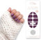 Fairy Nail UV Nagelfolien selbstklebende Gelfolien halb ausgehärtet 20 Stück Nailwraps Nagellackstreifen zum aufkleben (Aubergine)