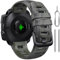 Bandkids Camouflage-Armband für Garmin Instinct Watch, weiches, wasserdichtes Silikon-Ersatz-Uhrenarmband für Garmin Instinct 2 / Instinct Esports / Solar / Tide / Tactical (grün)