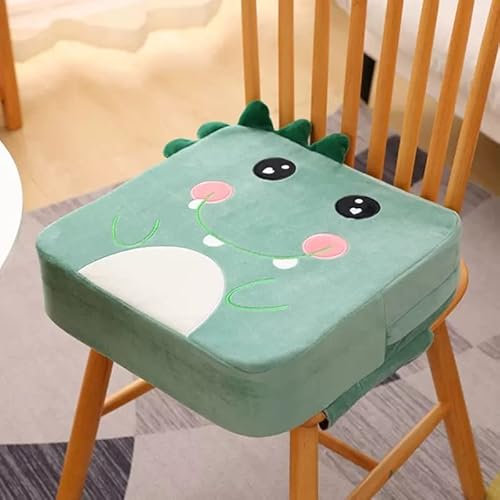 IIQI Rehausseur de chaise, Coussin Rehausseur Enfant Portable Eponge Confortable Coussins, Adapté pour les Repas des Jeunes Enfants. (A-10cm)