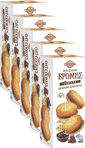 Cookies Doppelkekse gefüllte Hafer-Kekse mit Schokoladen-Creme 900g aus Griechenland