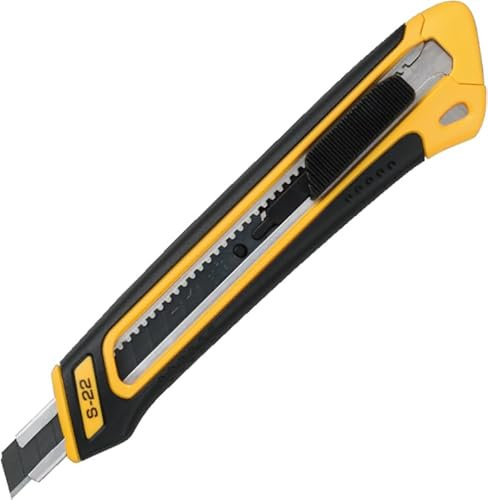 Segmentiertes Messer 9mm KDS S-22 Grip Fit AutoLock (1x schwarze Klinge)