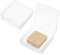 Mabor 2 recipientes de viaje transparentes para jabón, cuadrados, a prueba de fugas, para baño, ducha, hogar, exteriores, senderismo, camping, gimnasio, fitness