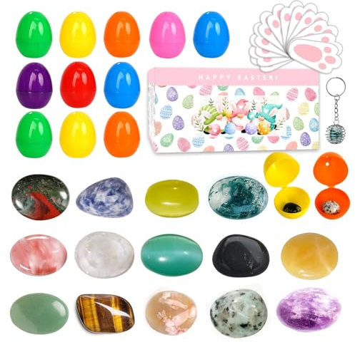 ONEHAUS 14 Gemstones & Healing Crystals Stones,, Natural Minerals, Rock Stone Toys Party Bag, Gifts for Kids & Girls & Boys