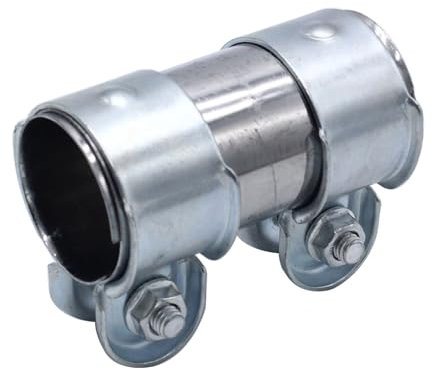 Exhaust Clamps Exhaust Pipe Sleeve Connector Stainless Steel 38mm x 90mm Clamp 8Z0253141 fits for Ibiza VW Polo Fox UP Audi A2 Fabia