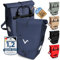 Valkental® Große & wasserdichte Gepäckträgertasche [28L] Abschließbare Befestigung [PVC frei] Fahrradtasche für Gepäckträger mit großen Reflektoren - Inkl. Tragegurt & Innenfächer - Geprüfte Qualität