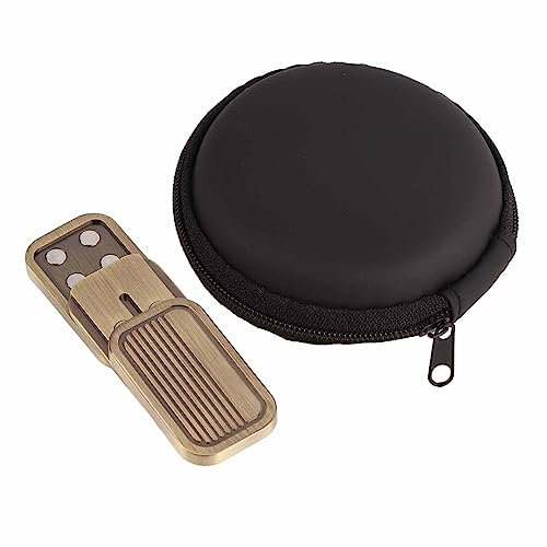 Edelstahl Metall Fidget Slider Push Card Stress Relief Spielzeug Tragbare ADHS Autismus Sensorische Angst Erwachsene Büro