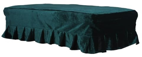Sefdrert Piano Bench Cover Gold Velvet Piano Double Bench Cover Dust-Proof Thickened Piano Bench Cover Guzheng Piano BenchCover,F