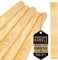 Wooden Broom Handle – Multipurpose Garden Broom Shaft, Mop Handle, Broomstick Brush Pole, Plant Support Wooden Sticks for Garden - 120cm Long Stick (Pack of 5, 1/8 (28/29mm)
