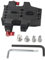 Junterone Universal Base Plate with 15mm Pole Rail Clamp for Camera Cage Base Plate, Tripod Mounting Plate, Camera Accessories