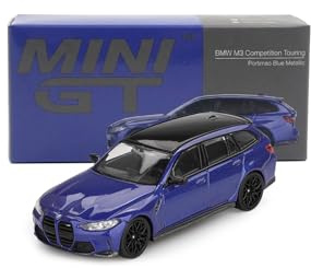 MINI GT MGT01090-L - M3 Touring Competition Portimao Blue Metallic 2023 - Maßstab 1/64 - Modellauto